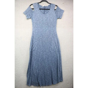 Soft Surroundings Cold Shoulder Maxi Dress-Size Small-Pockets